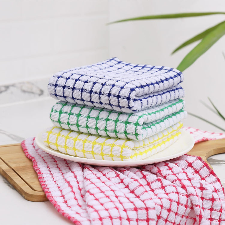Cotton 6 Pack Terry Kitchen Towels (6 Count)