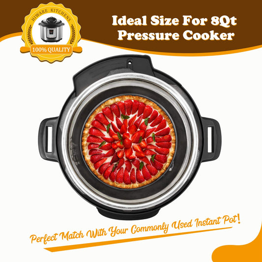8 Inch Non stick Springform Pan with Removable Bottom
