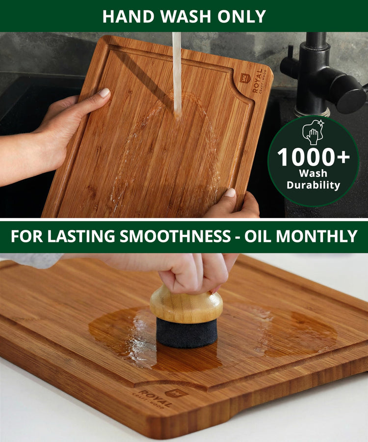 Wooden Cutting Boards for Kitchen Appliances (3 Count)