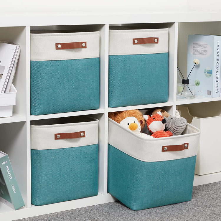 Square Storage Cubes Baskets for Gifts Empty (4 Count)