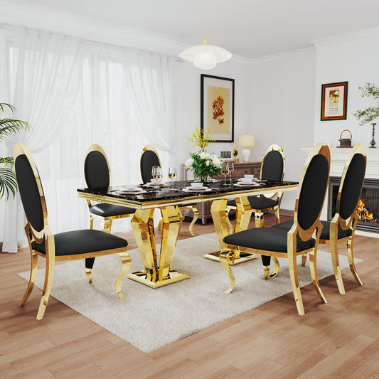 7 Piece Luxury Dining Room Set (7 Count)
