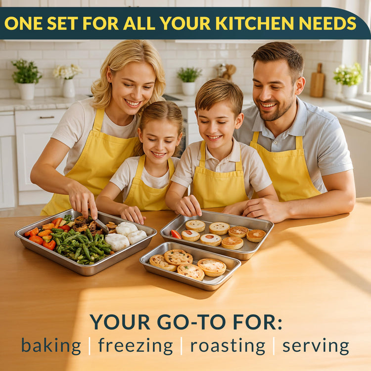 Stainless Steel Cookie Sheet Set of 3 (3 Count)