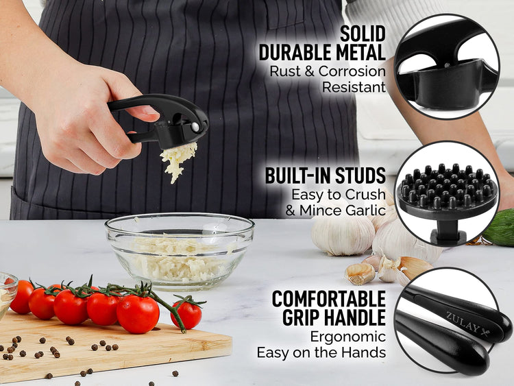 Premium Garlic Press Set