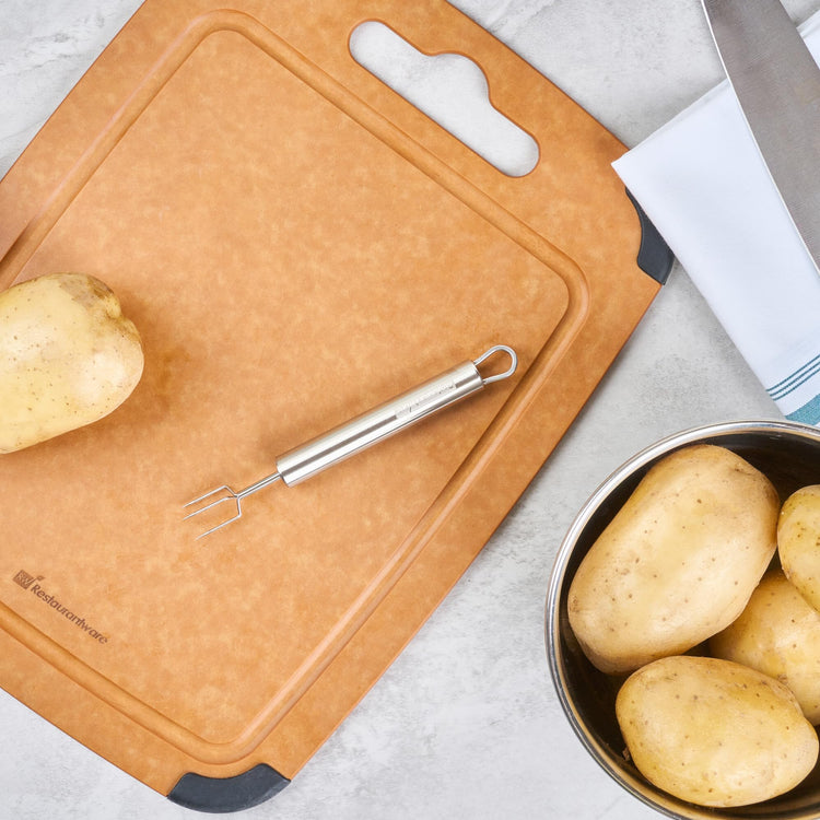 6 in Stainless Steel Potato Peeling Fork (24 Count)