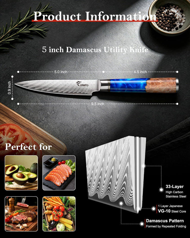 Kitchen Utility Knife 5 Inch