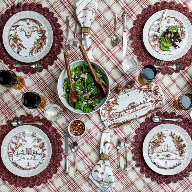 Country Estate Harvest Party Plate Assorted Set