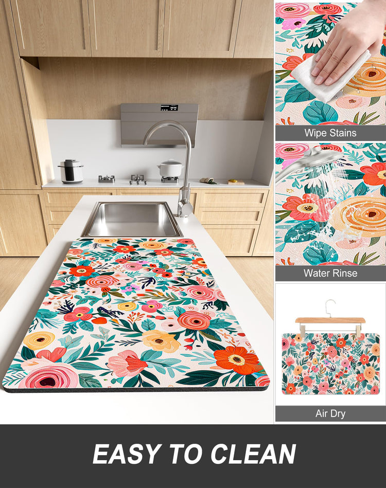 Dish Drying Mat for Kitchen Counter