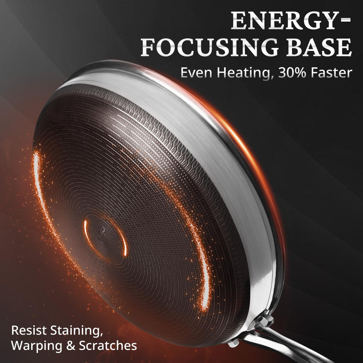 12" Titanium Ceramic Nonstick Frying Pan