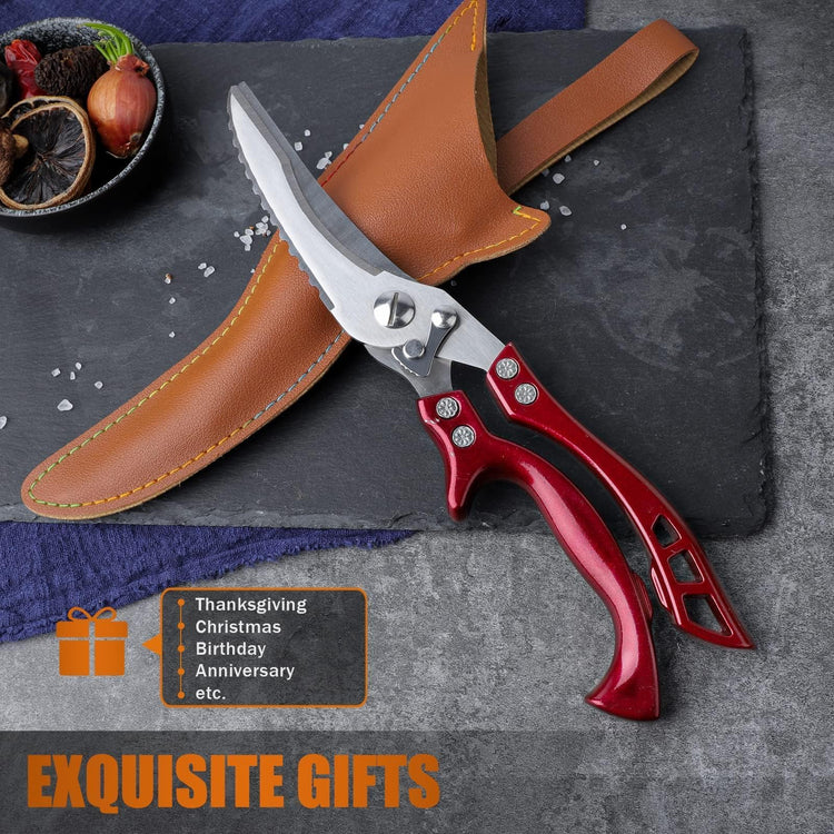 Poultry Shears Red