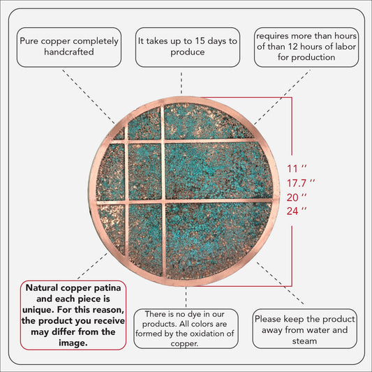 Handmade Copper Wall Art for Home