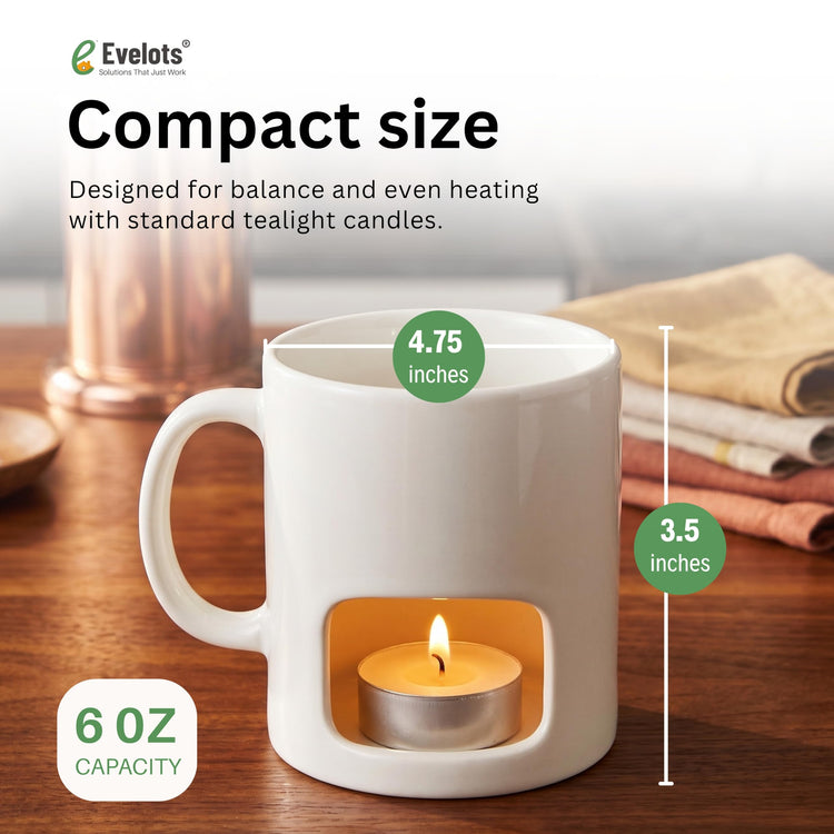 2 Pack Ceramic Fondue Cheese Mugs (2 Count)