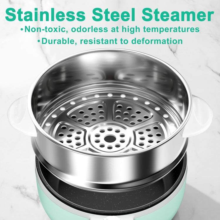 Hot Pot Electric with Steamer