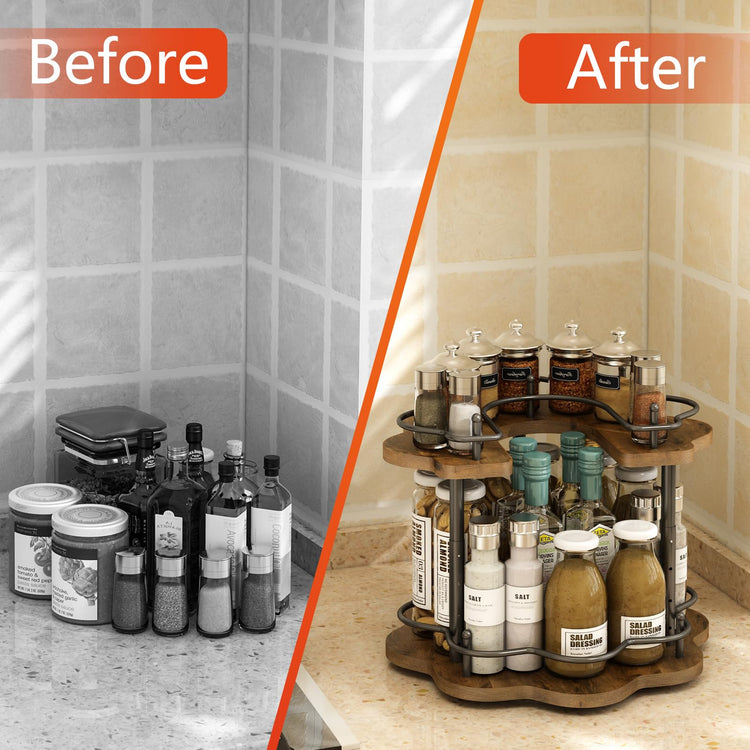 2 Tier Lazy Susan Organizer