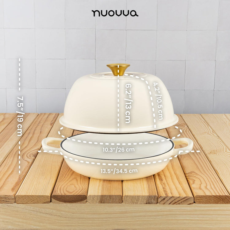 Enamelled Cast Iron Dutch Oven For Bread Baking