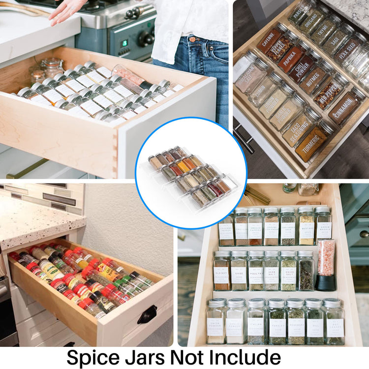Spice Drawer Organizer (4 Count)