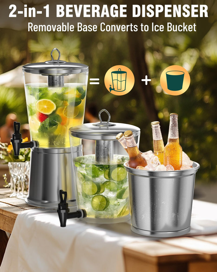 Beverage Dispenser With Stand