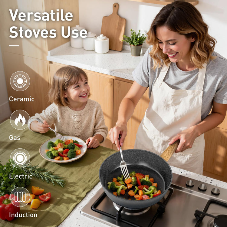 Pots and Pans Set Non Toxic