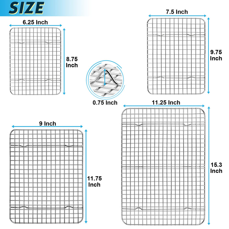 Cooling Rack Stainless Steel Baking Rack for Oven