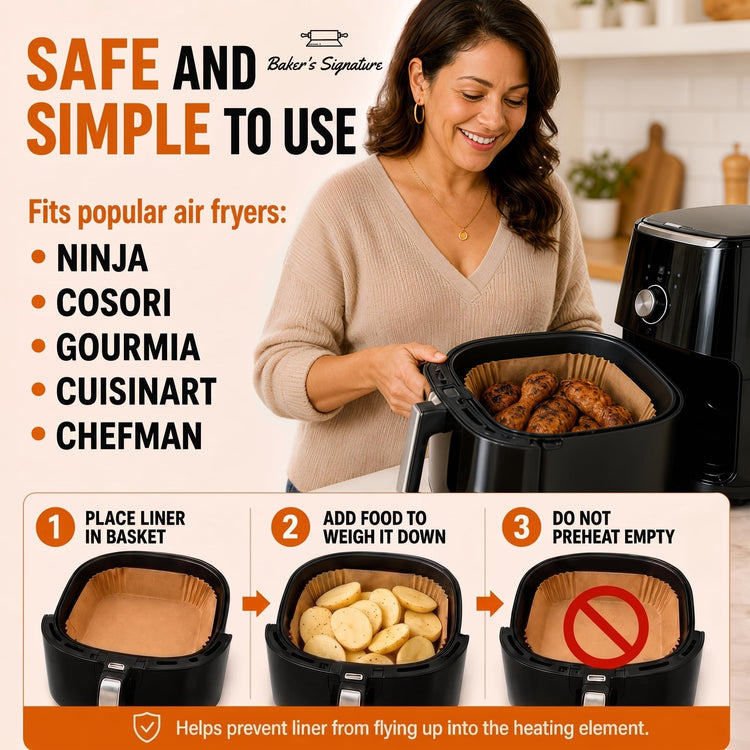 Air Fryer Paper Liners (125 Count)
