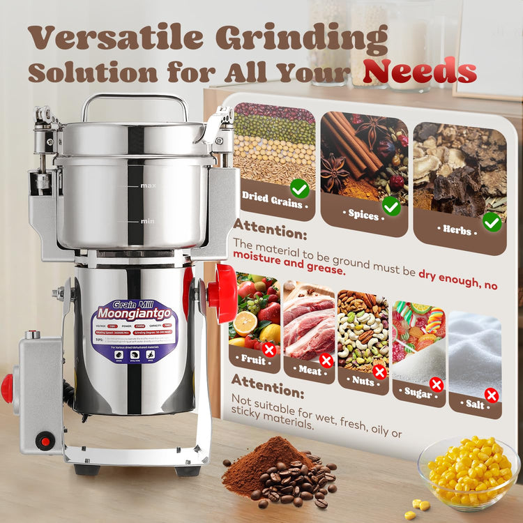 Grain Mill Grinder Commercial Spice Grinder