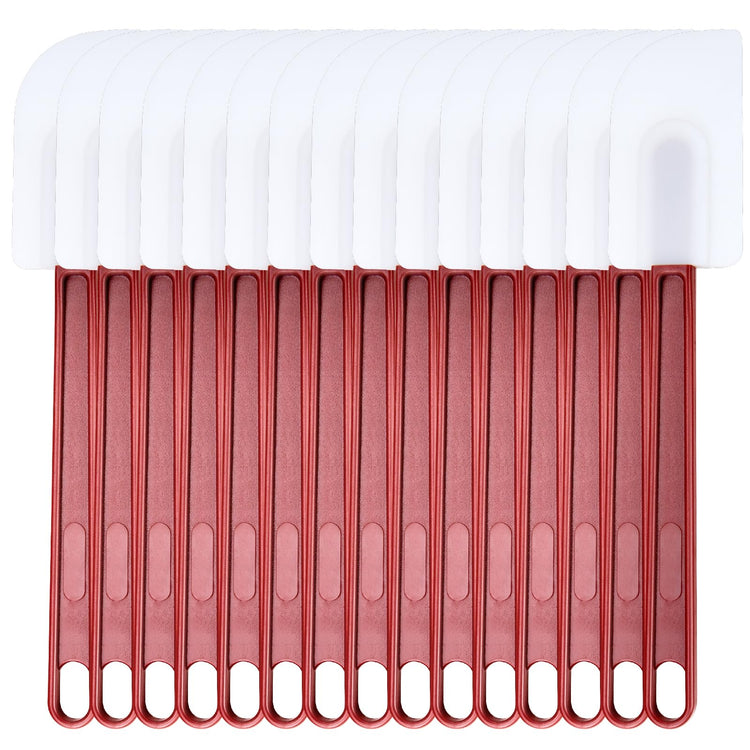 15 PCS Commercial Grade Silicone Spatulas Heat Resistant