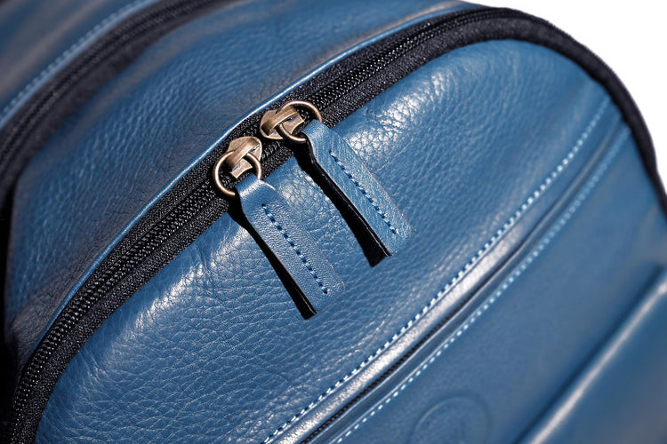 Genuine Leather Picnic Backpack for 4