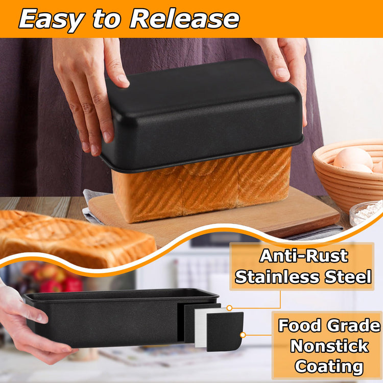 3 Pack Nonstick Loaf Bread Pan (7.59 Count)