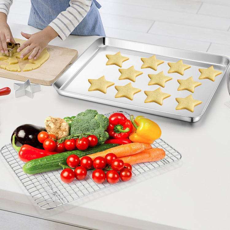 Cookie Sheets with Cooling Racks (2 Count)