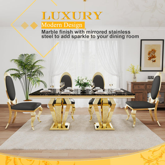 7 Piece Luxury Dining Room Set (7 Count)