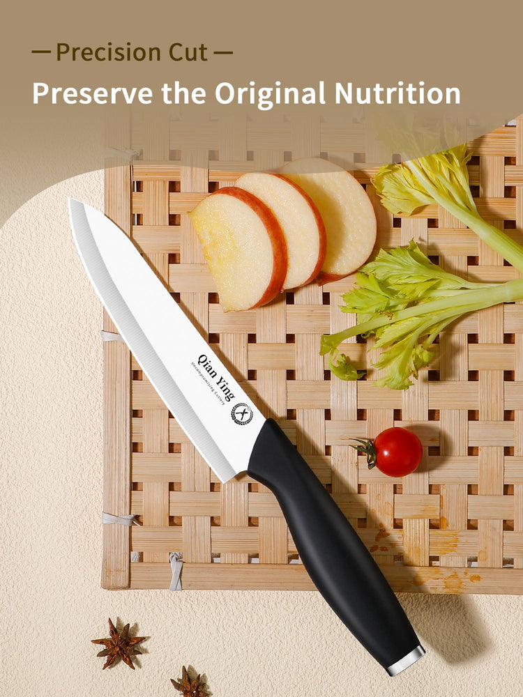 Ceramic Knife Set for Kitchen with Sheath (9 Count)