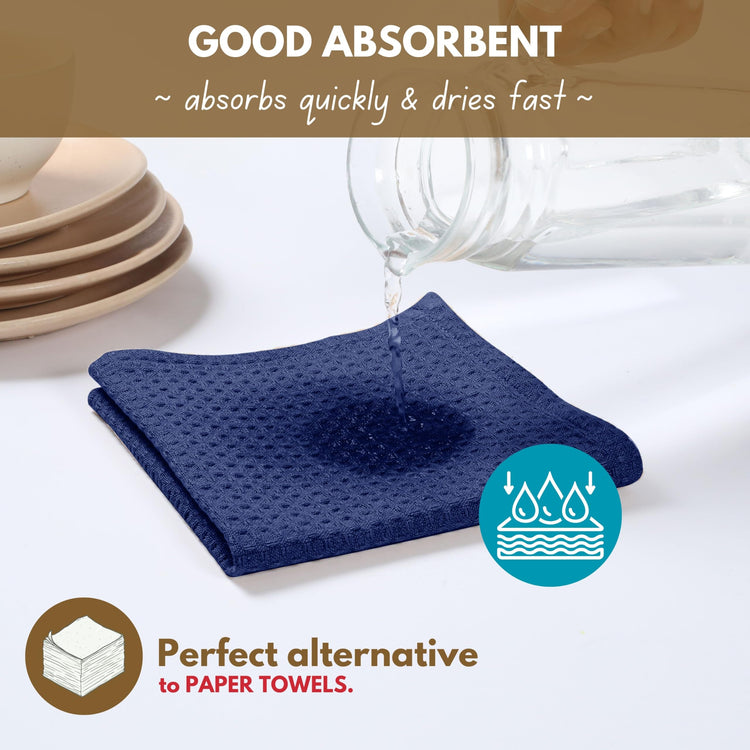 Waffle Kitchen Towels (12 Count)