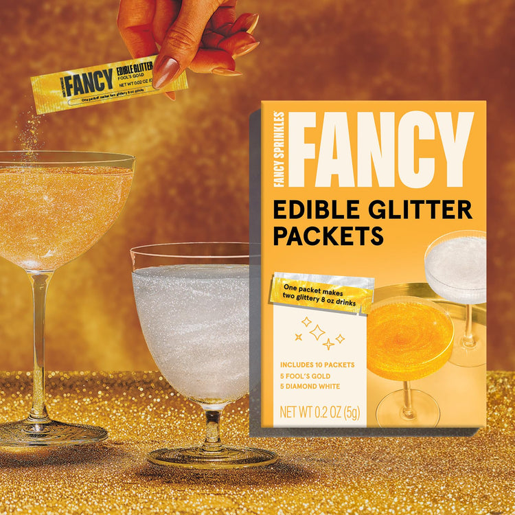 Pop The Bubbly Edible Glitter Packets 2 Pack