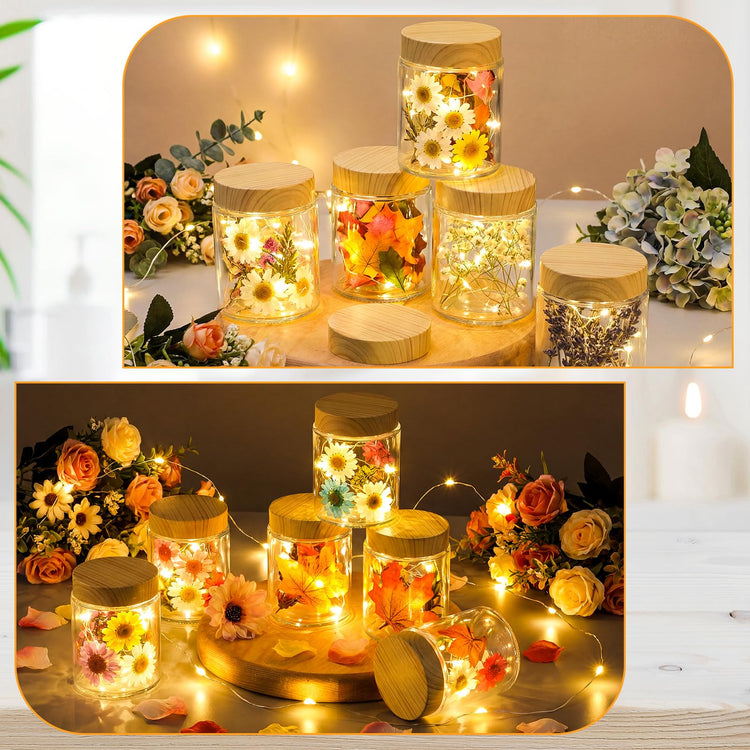 24 Pcs Glass Cosmetic Jars Empty
