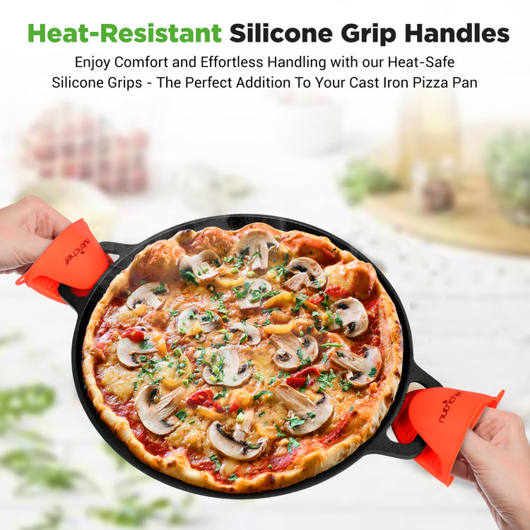 13 Inch Flat Cast Iron Pizza Pan