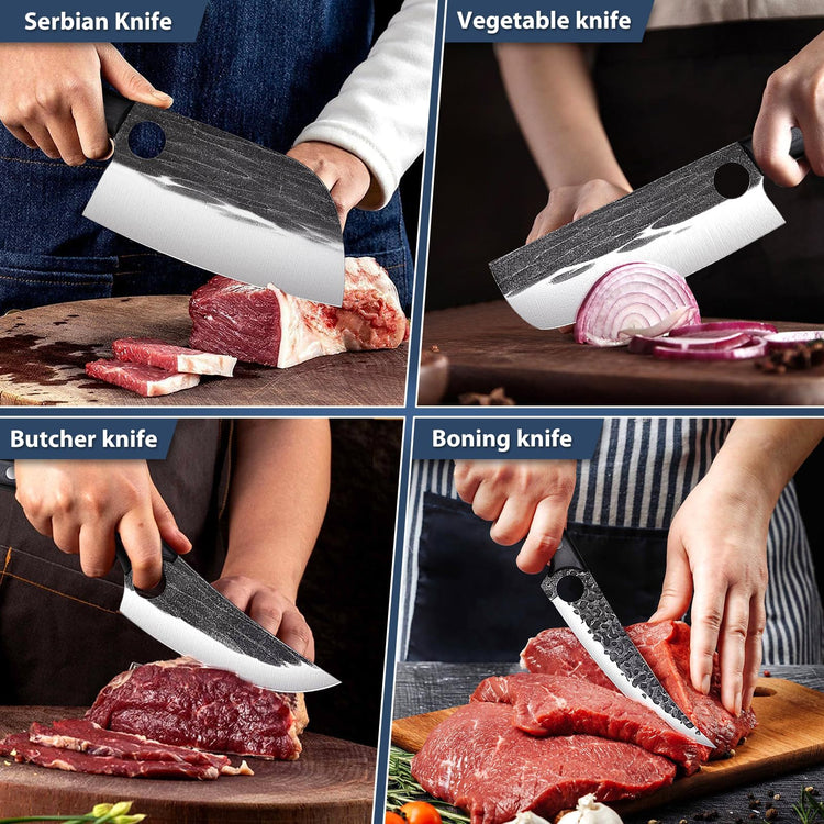 Professional Butcher Knife Set (7 Count)