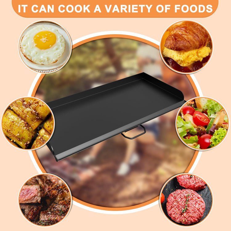 Flat Top Griddle for Camp Chef Accessories 3 Burner Stove Parts 16" x 38"