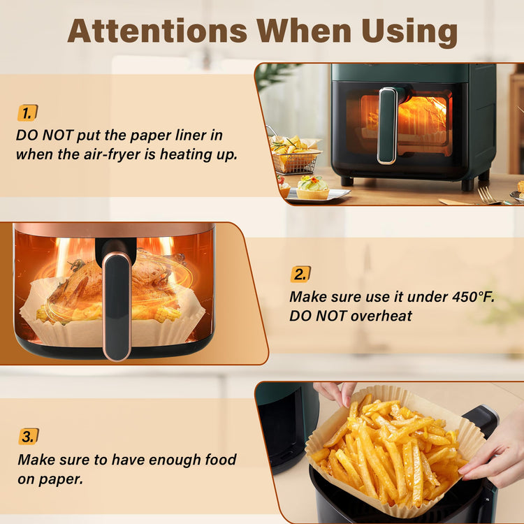 Air Fryer Liners Disposable (250 Count)