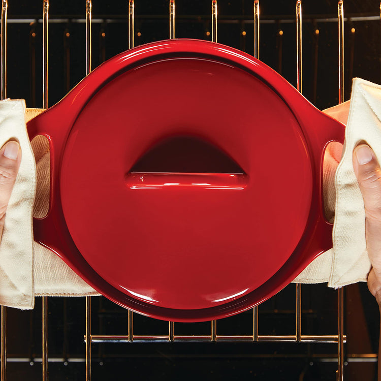 Solid Glaze Ceramics Casserole Bakers (3 Count)