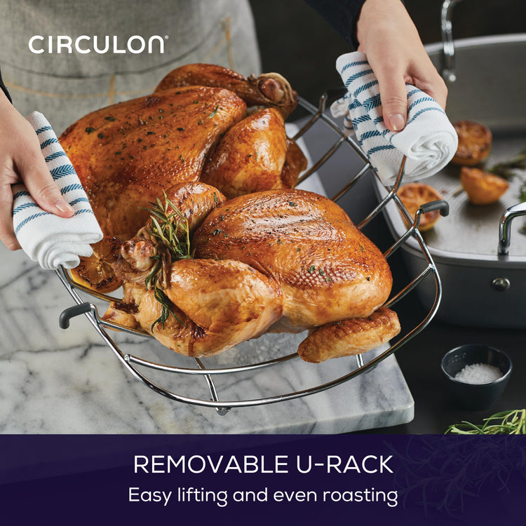 Total Bakeware Nonstick Roaster