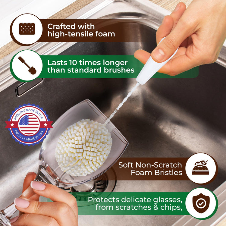Small Glass Cleaning Brush
