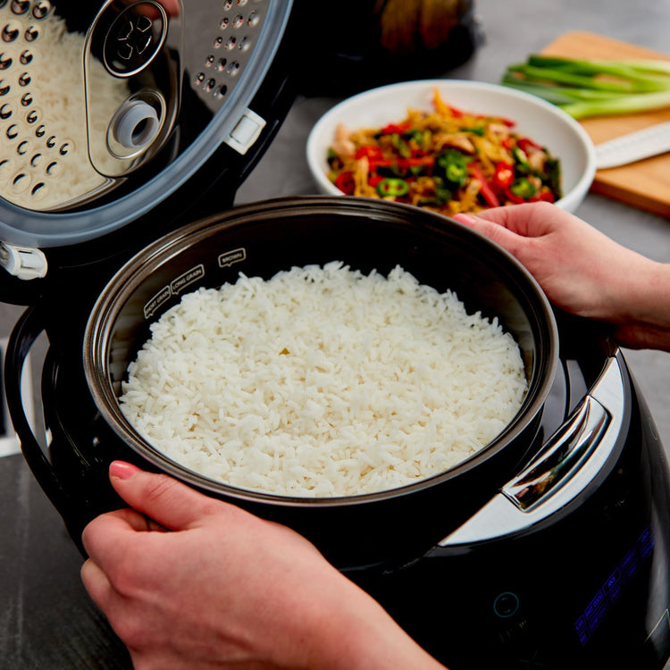 Sakura Rice Cooker with Ceramic Bowl and Advanced Fuzzy Logic