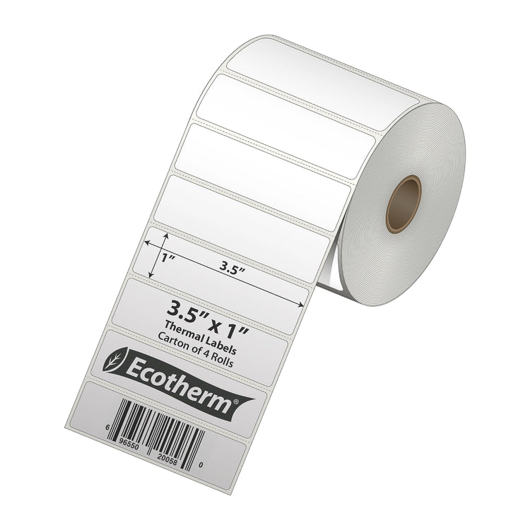 3.5" x 1" Thermal Labels (5360 Count)
