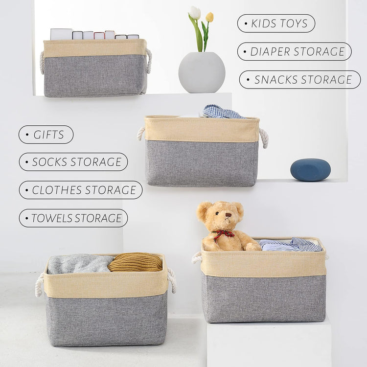 Organization and Storage Basket for Organizing (4 Count)