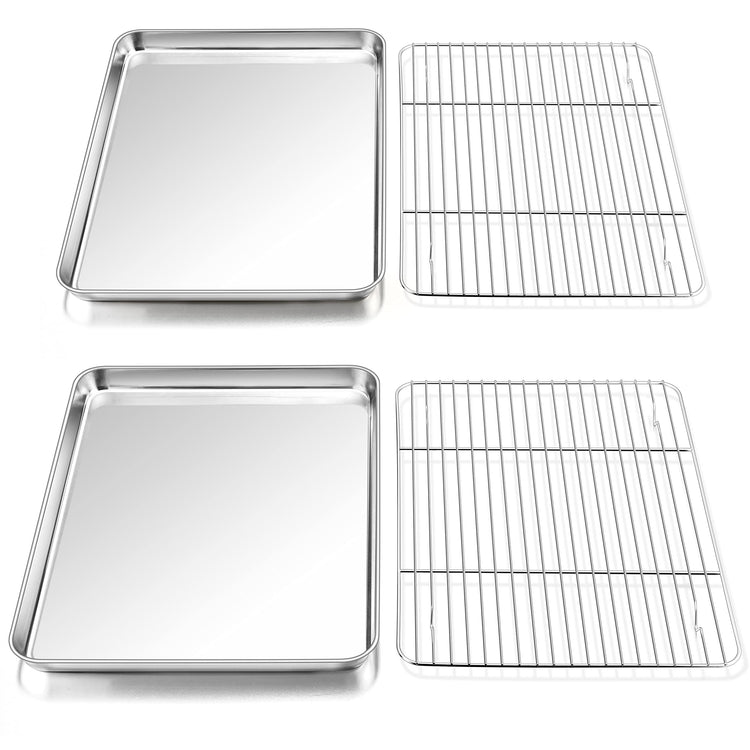 16 Inch Baking Sheet with Rack Set