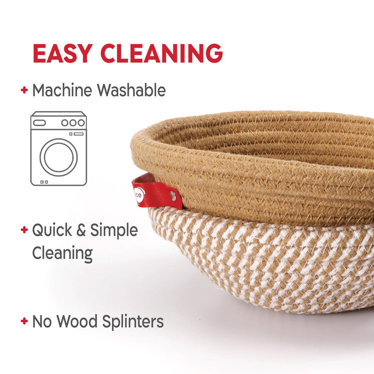 Cotton Rope Banneton Bread Proofing Basket Set (2 Count)