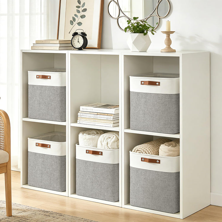 Large Fabric Storage Baskets (3 Count)