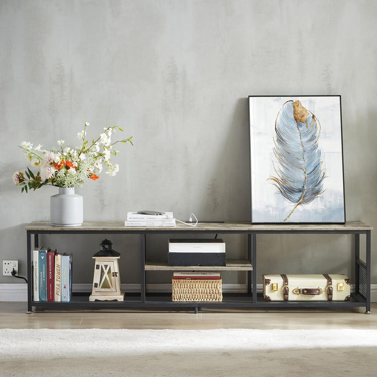 TV Stand with Power Outlets for Televisions up to 80Inch
