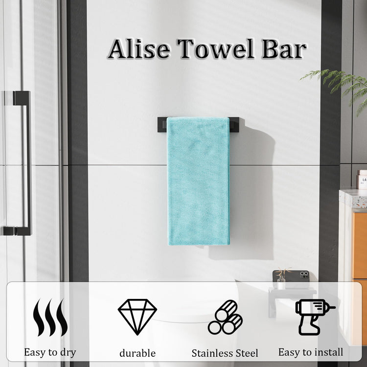 Towel Bar Towel Racks for Bathroom Wall Mount 12 Inch