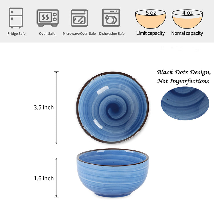 Ceramic Mini Bowls (6 Count)