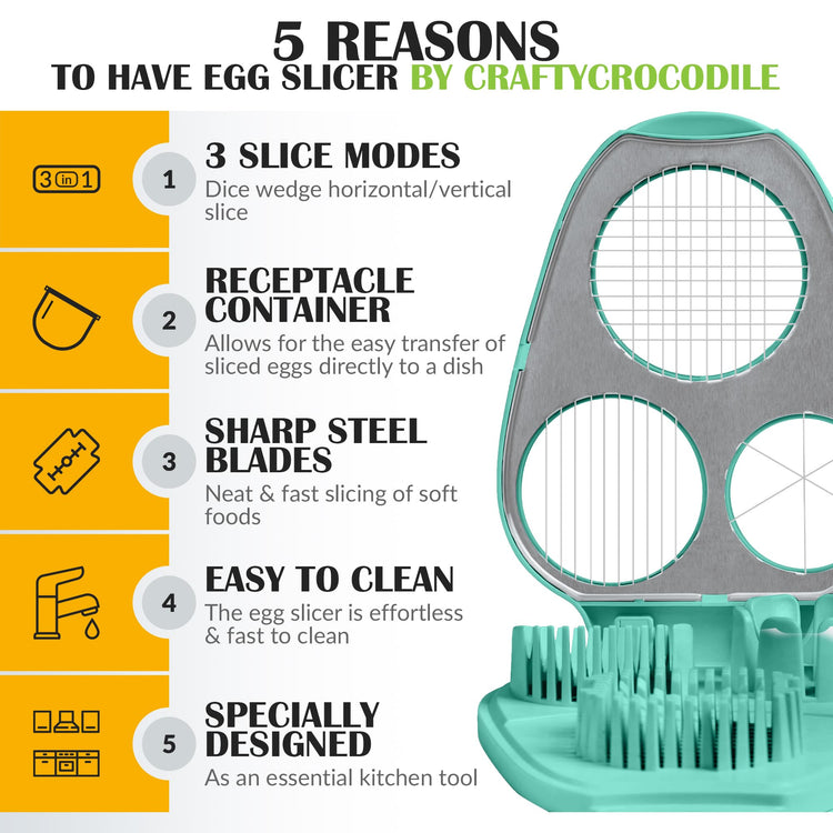 Egg Slicer for Hard Boiled Eggs